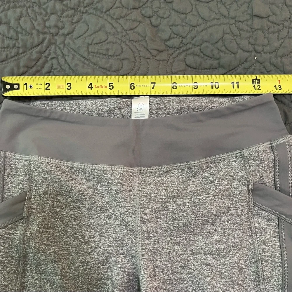 Ivivva Gray Heather Side Pocket Leggings